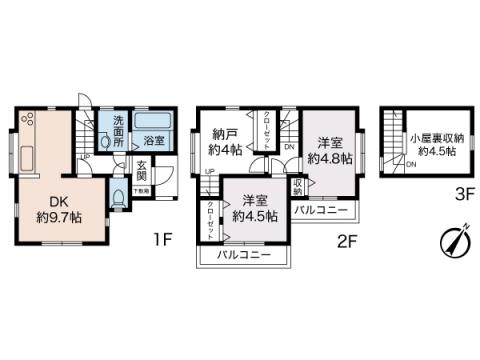 旭区四季美台　築浅戸建