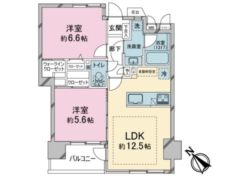 2LDK＋W.I.C