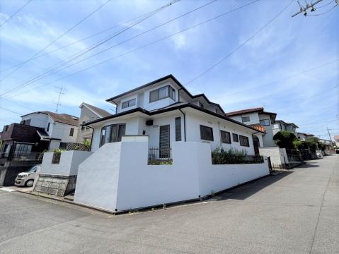 〈土地約５６坪×北東・北西角地×建築条件無し〉横浜市旭区善部町土地