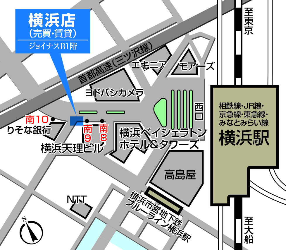 店舗案内図（地上マップ）